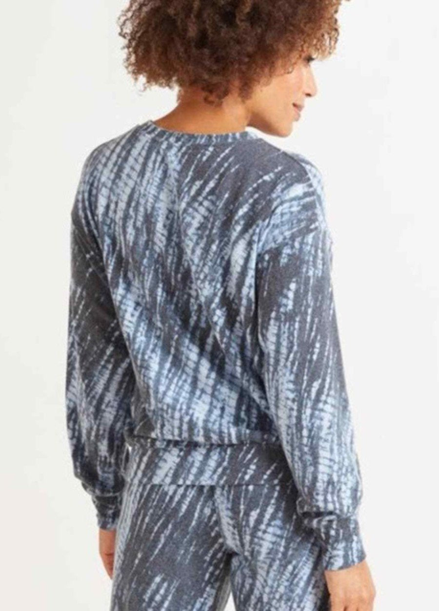 NWOT Michael Stars M Gigi Crew Neck Long Sleeve Brushed Knit Sweatshirt 116681