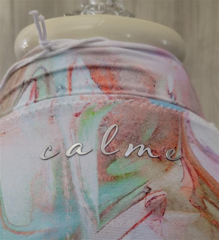 NWOT Calme XL Surf Shirt Pastel Swirls 116685