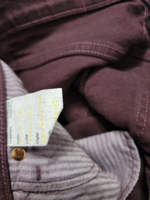 NWOT Modern American Sample 27 Jeans Savannah Denim Eggplant Purple 116690