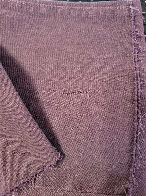 NWOT Modern American Sample 27 Jeans Savannah Denim Eggplant Purple 116690