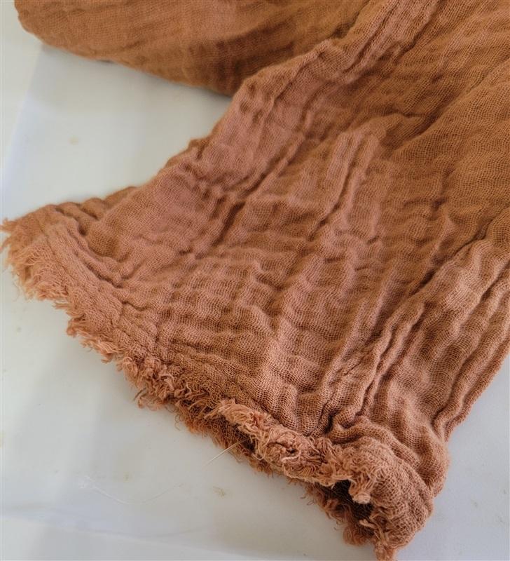 NWOT Michael Stars S GIO V-NECK BRACELET SLEEVE TOP Brown 116693