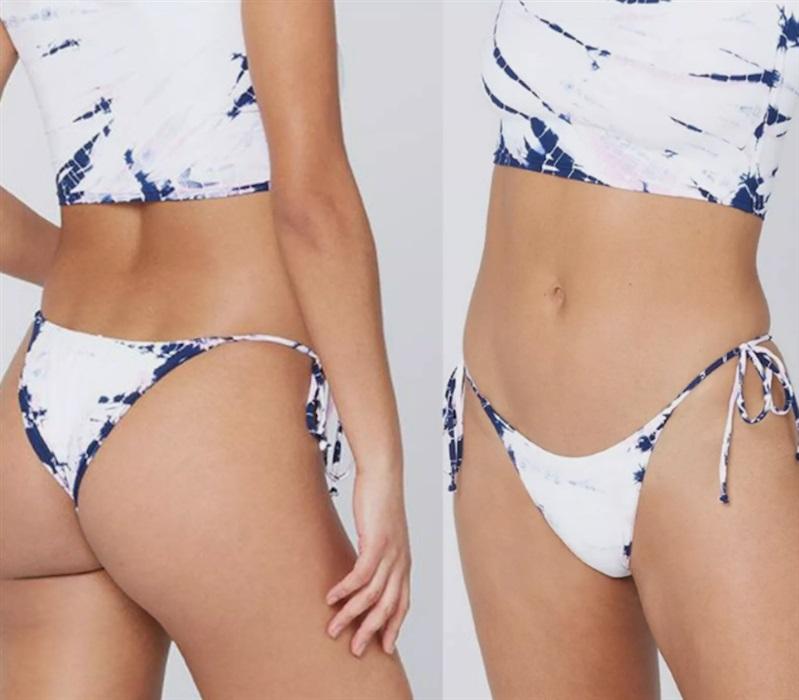 NWT L*Space S Tie Dye Lennox Bikini Tie Side Bikini Bottom 116707