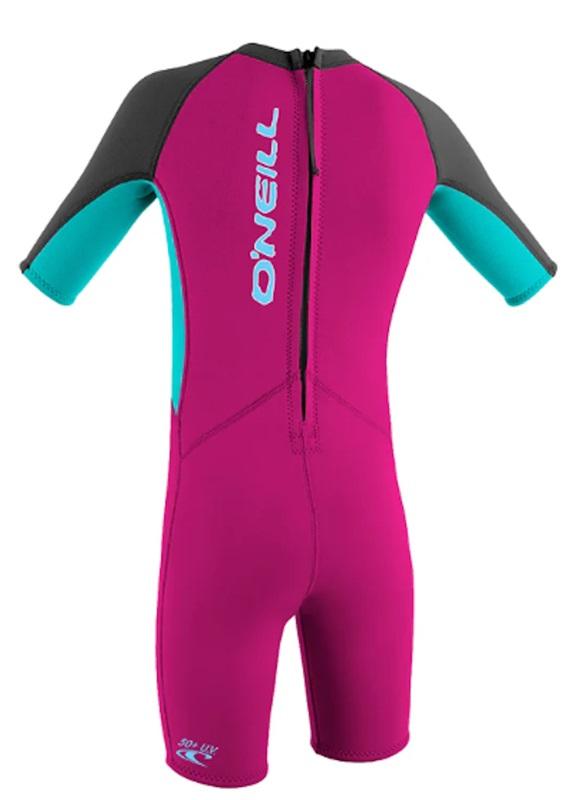 NWT O'Neal 4 Toddler Reactor II 2mm Spring Wetsuit Pink Blac 116715