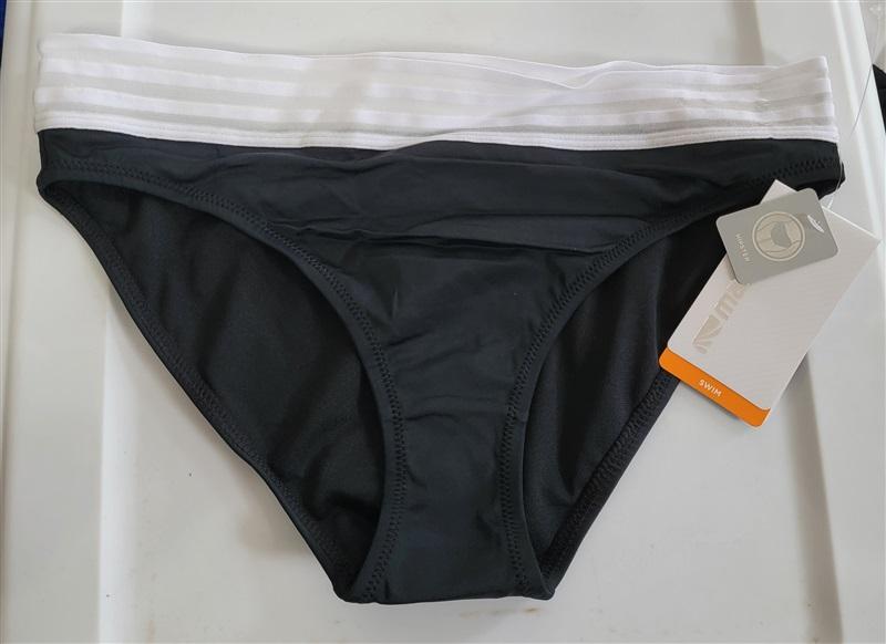 NWT Marika M Black Bikini Swimsuit Bottom 116722