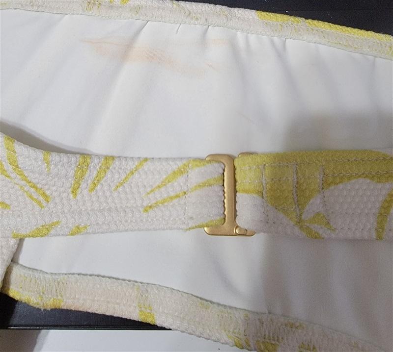 NWTD L Space Odessa Chartreuse Bikini Swim Top #116739