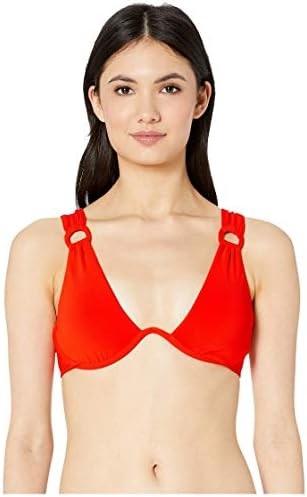 NWT Robin Piccone Kate XS Orange Underwire Bikini Top 116745