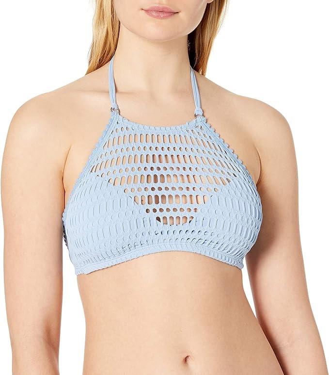 NWOT Robin Piccone Sophia XS Crochet Ladder Bikini Swim Top 116748