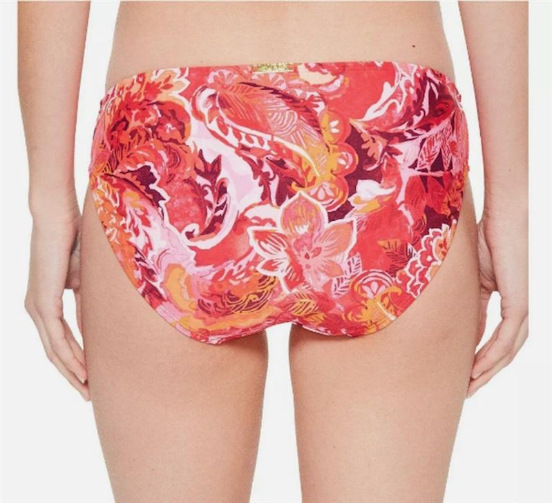 NWT Ralph Lauren 4 Exotic Paisley Low-Rise Bottom Pink Coral 116781