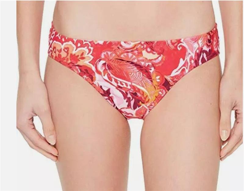 NWT Ralph Lauren 4 Exotic Paisley Low-Rise Bottom Pink Coral 116781