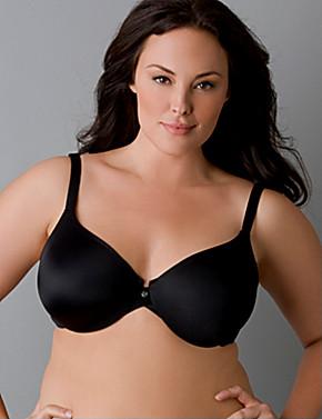 NWOT Cacique 38f Full coverage Unlined Bra Black #116811