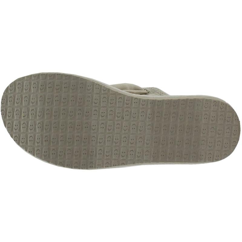 NWT Sanuk 9 Yoga Sling Cruz Quilted Slip On Slingback Flats Clogs Beige 116871