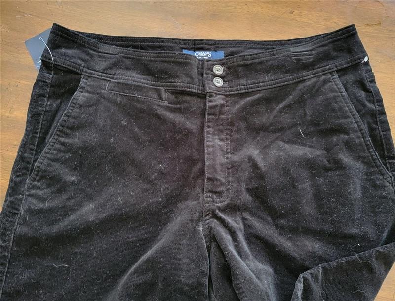 NWT Chaps 14 Pinwale Corduroy Cropped Pants 116891