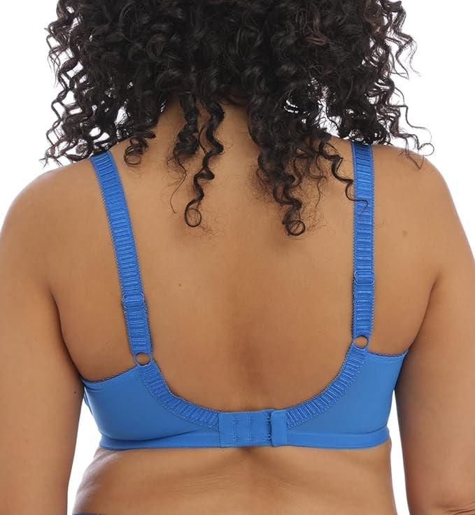 NWT Elomi 36I USA Cate Underwire Full Cup Banded Bra EL4030 Blue 116956