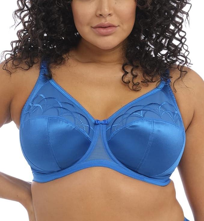 NWT Elomi 36I USA Cate Underwire Full Cup Banded Bra EL4030 Blue 116956
