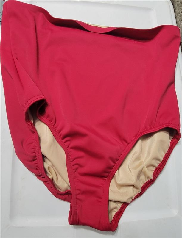 Land's End 16W High Waist Pink Bikini Bottom Swimsuit 116959