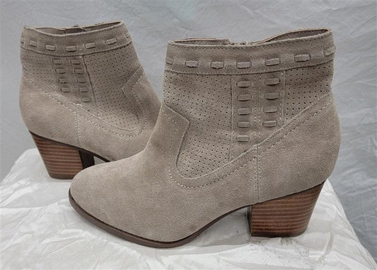 NWOT Market Spruce Caia 8 Ankle Boots Tan Suede 116973