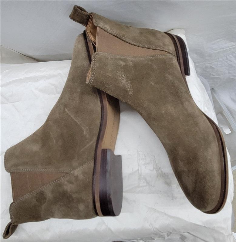 NWOT Lucky Brand Haylia 8.5 Brown Suede Ankle Boots 116982