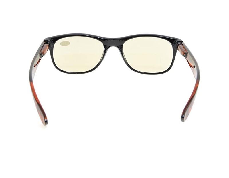 NWT Rectangle Black & Tortoiseshell Blue Light 3.0 Reading Glasses 116991