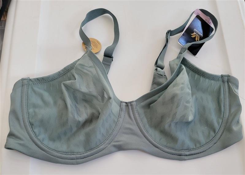 NWT Wacoal 36D Elevated Allure Full Figure Underwire Bra 855336 Green 116995