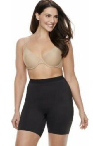 NWOT RED HOT SPANX XL Primers Mid-Thigh Slimmer 10162R Black 116997