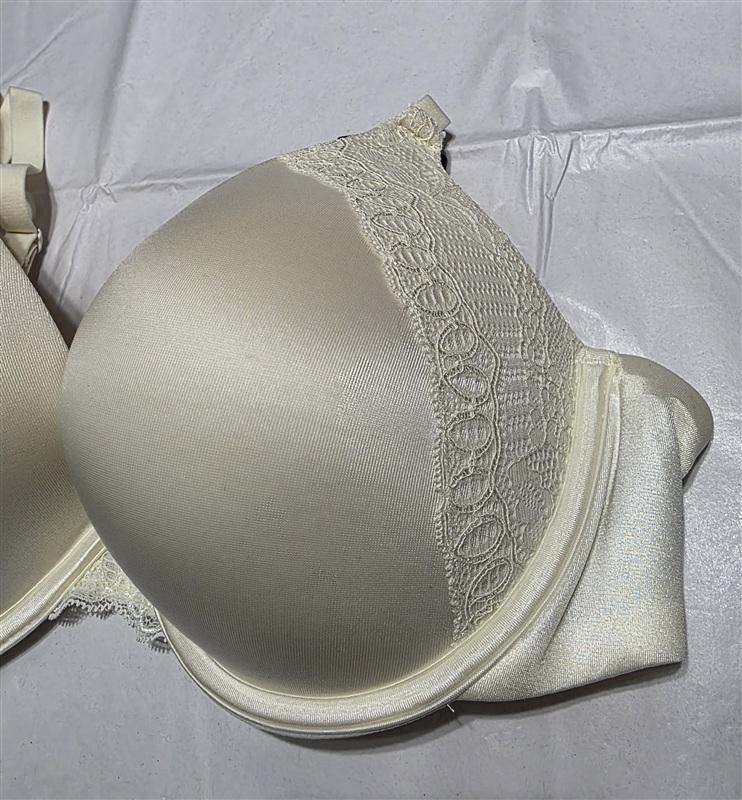 NWOT Maidenform 34D Natural Boost Bra 9428 IVORY Push up 117012