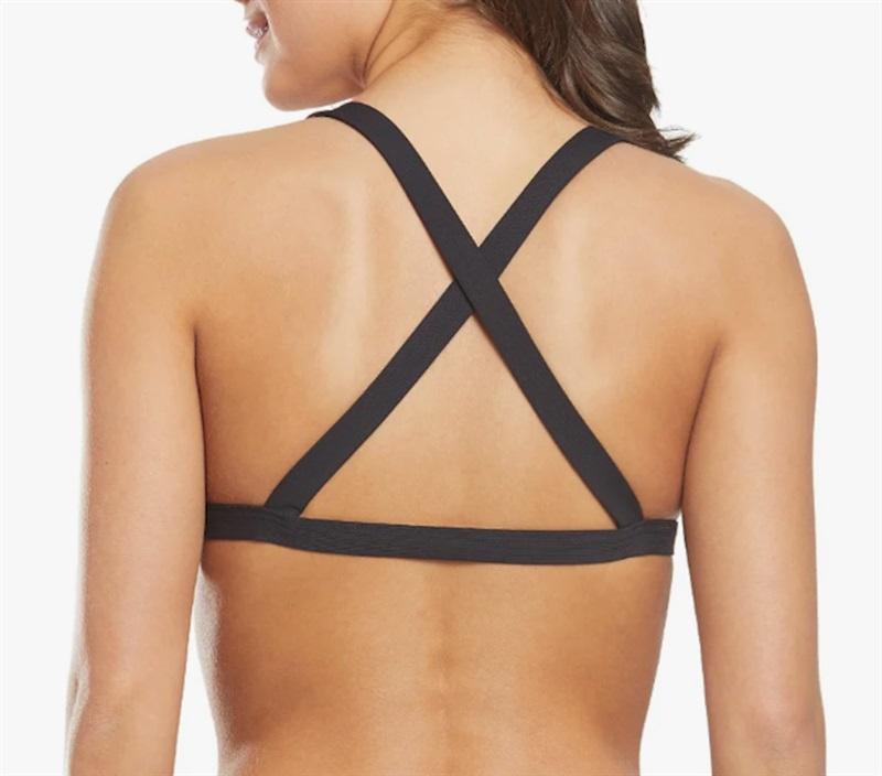NWOT Volcom Simply Ribbed XXL V-Neck Triangle Reversible Bikini Swim Top 117116