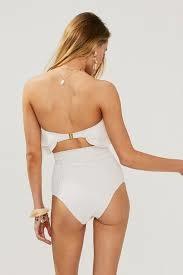 NWPT Suboo Kaia XS High Waist Bikini Bottom White 117130