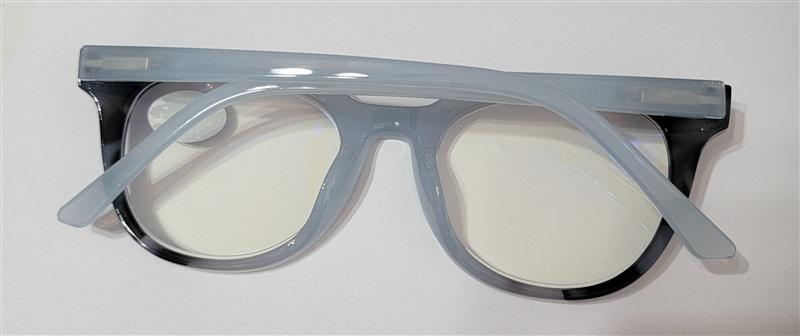 NWT EyeKepper Blue Ombre 1.25 Cat Eye Thick Reading Nerd Glasses 117208