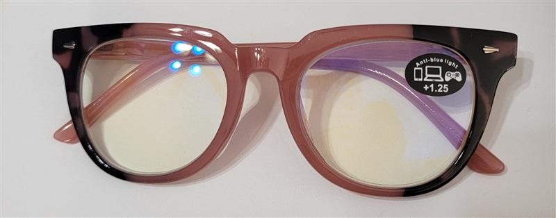 NWT EyeKepper Pink Ombre 1.25 Cat Eye Thick Reading Nerd Glasses 117209