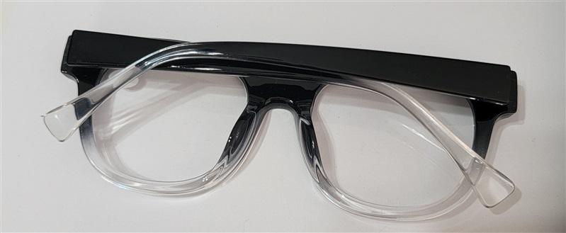 NWT EyeKepper Black Ombre 1.25 Cat Eye Thick Reading Nerd Glasses 117211