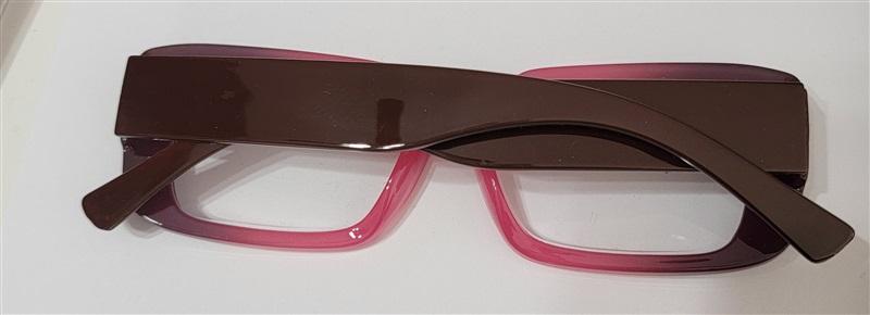 NWT Thick Rectangle Pink Ombre Blue Light 1.75 Reading Glasses 117217