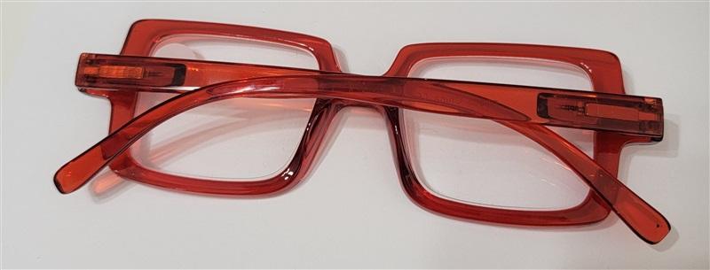 NWT Eye Kepper Square Red Blue Light 1.5 Reading Glasses 117218