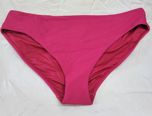NWOT Milea 16 Mini Rib Mid Rise Bikini Swim Bottom 110182