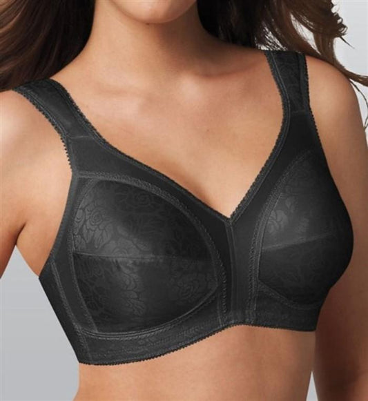 NWOT Playtex 18 Hour 38B Original Comfort Strap Wirefree Bra 4693 Black 117273