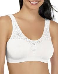 NWT Bali M Comfort Revolution Microfiber Crop Top Bra 103J White 117288