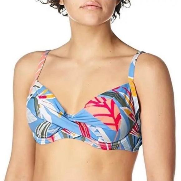 NWT Catalina L Twist Underwire Bikini Swim Top 117320