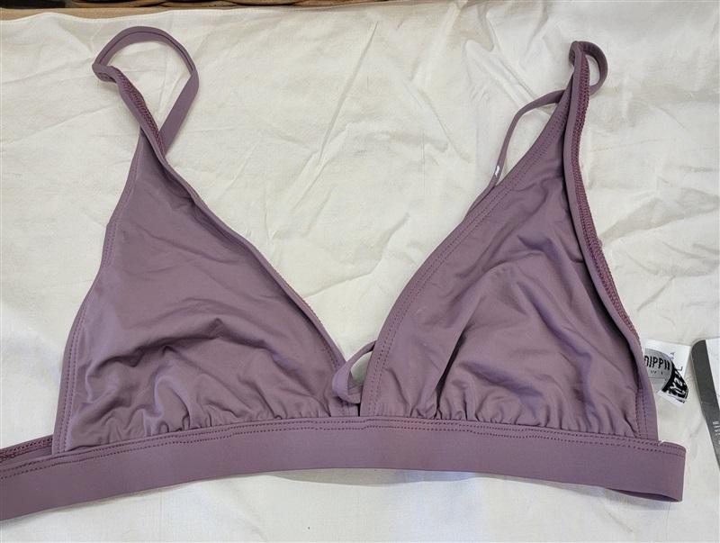 NWT Anthropologie Dippin' Daisy's L Triangle Bikini Top Purple Haze 117331