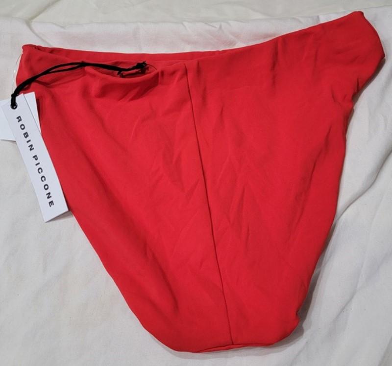 NWOT Robin Piccone Ava M Hipster Solid Full Bikini Swim Bottom 117349