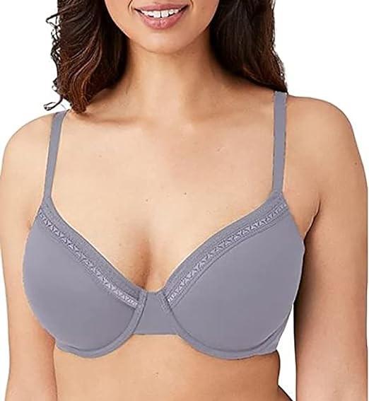 NWT Wacoal 34D Perfect Primer Convertible T-Shirt Bra 853213 Gray 117382