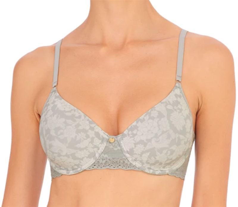 NWT Natori 36DDD Bliss Comfort Contour Underwire Bra 721154 Gray 117397