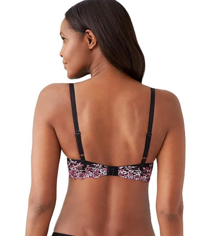 NWT Wacoal 36DDD Black Embrace Lace Underwire T Shirt Bra 853191 117407