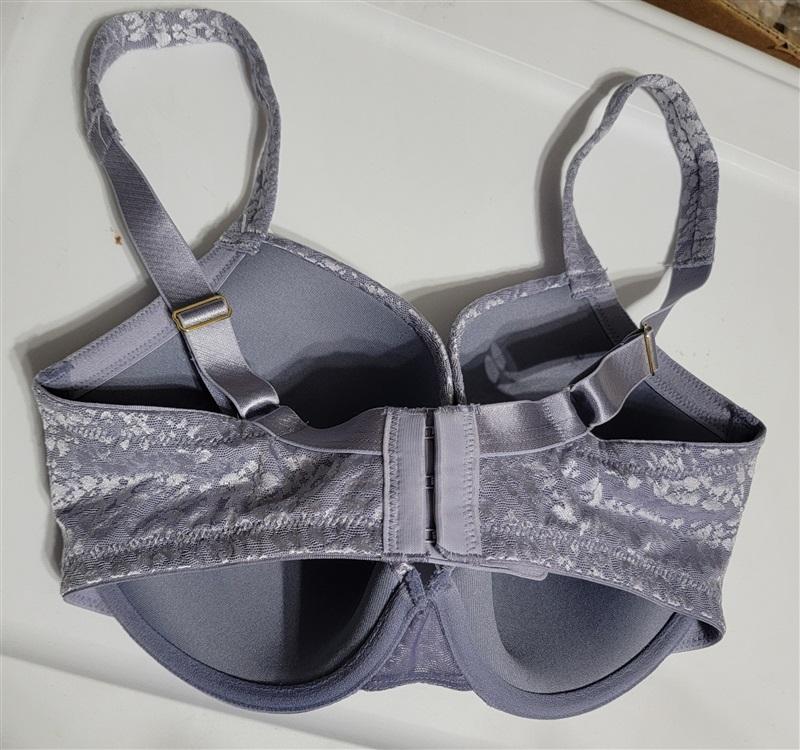NWT Le Mystere 32DDD Safari Plunge T-Shirt Bra 9978 Denim Silver 117443