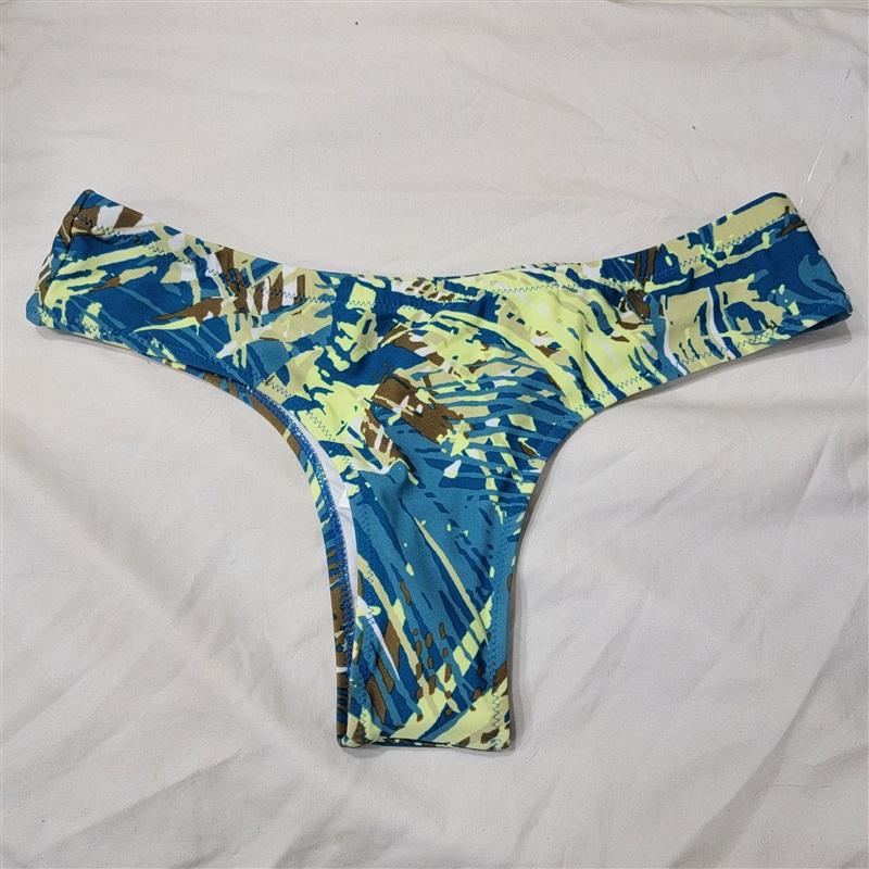 NWOT Volcom Da Palm S Painted Cheeky Bikini Swim Bottoms 117473