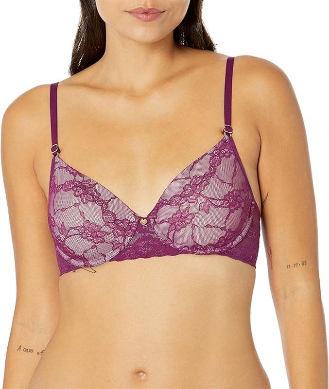 NWT Natori 30DD Bliss Allure Contour Underwire Bra 724303 Violet 117478