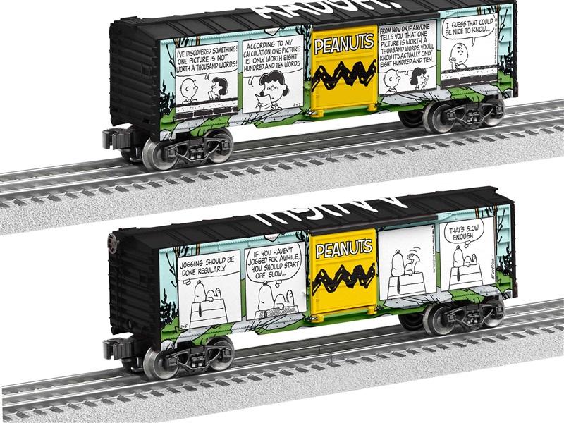 NWTD 2018 Lionel Peanuts Meadow Boxcar Die Cast Metal Sprung 117491