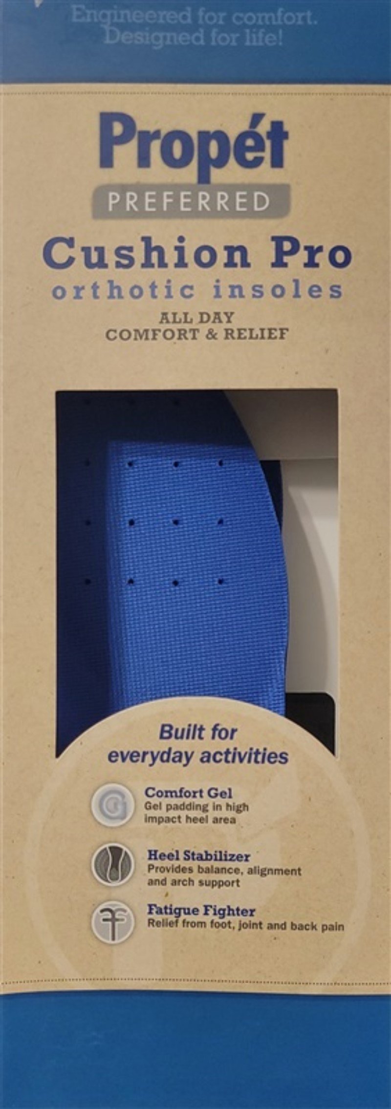 NWT Propét S Cushion Pro Orthotic Insoles All Day Comfort & Relief 117492