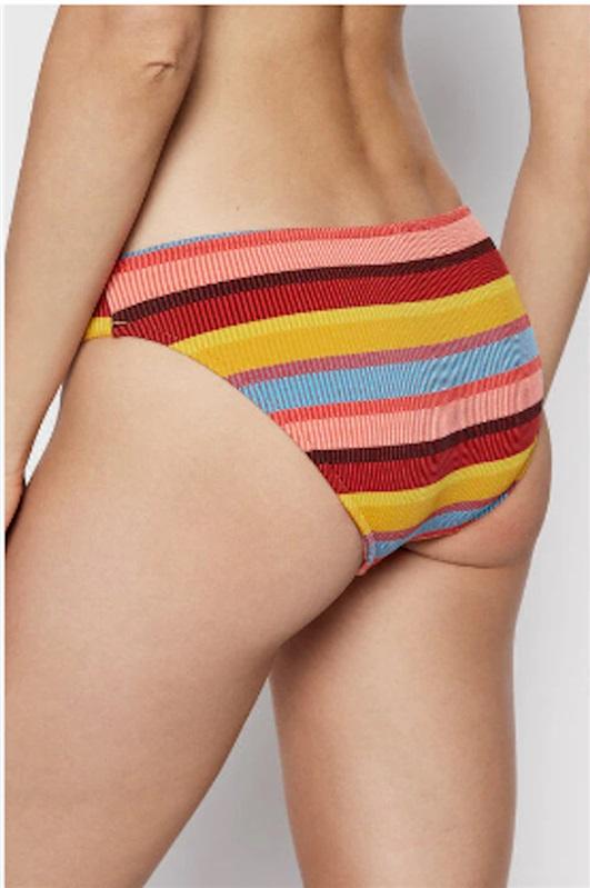 NWOT Seafolly 12 USA BAJA STRIPE HIPSTER PANT Bottom 117514