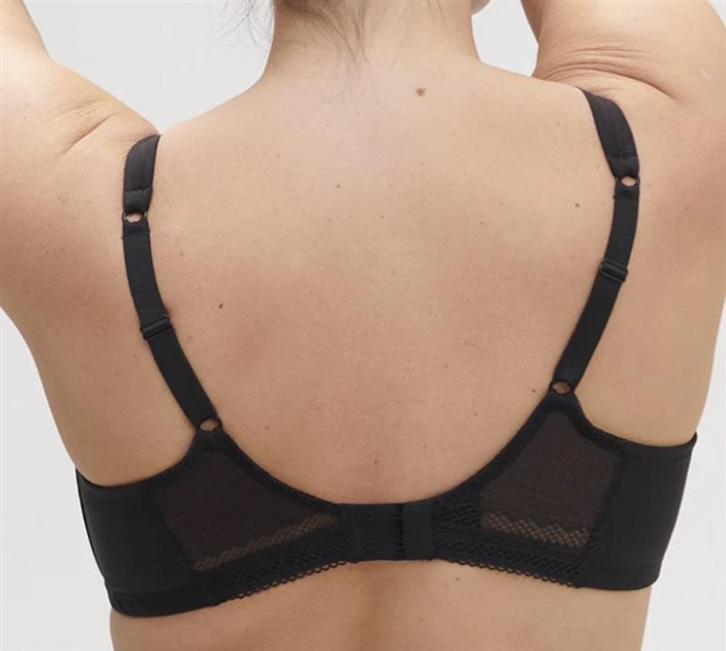 NWT Simone Perele 36E Olympe Wireless Triangle Bralette 1c5210 Black 117530