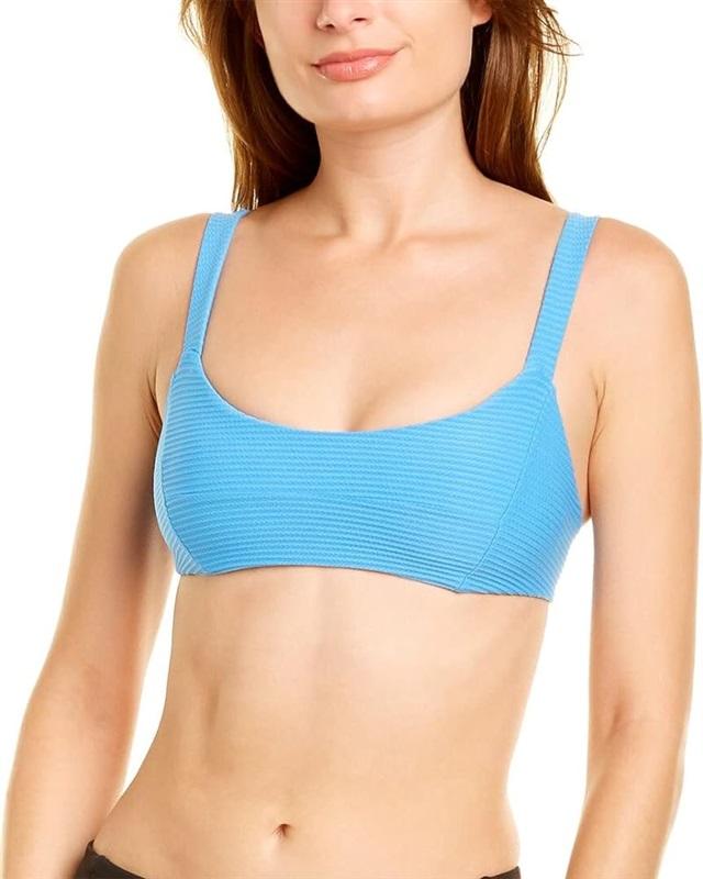 NWT L*Space S Jess Med Blue CNF Bikini Swim Top 117585