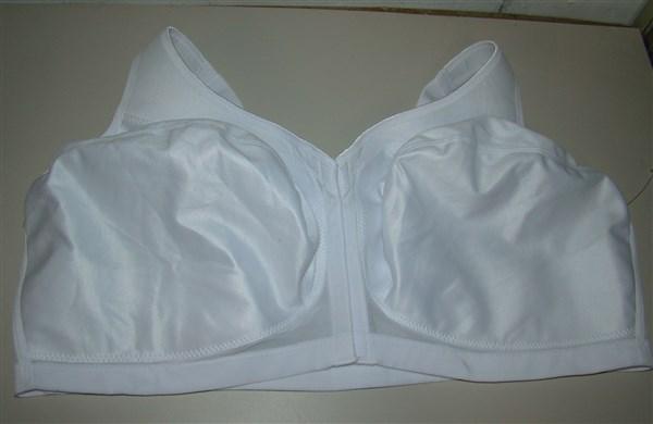 NWOT Glamorise 58D Magic Lift Posture Back White #1265 Front Close Bra #117635